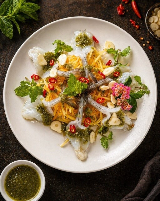 Fresh Shrimp with Thai Sauce